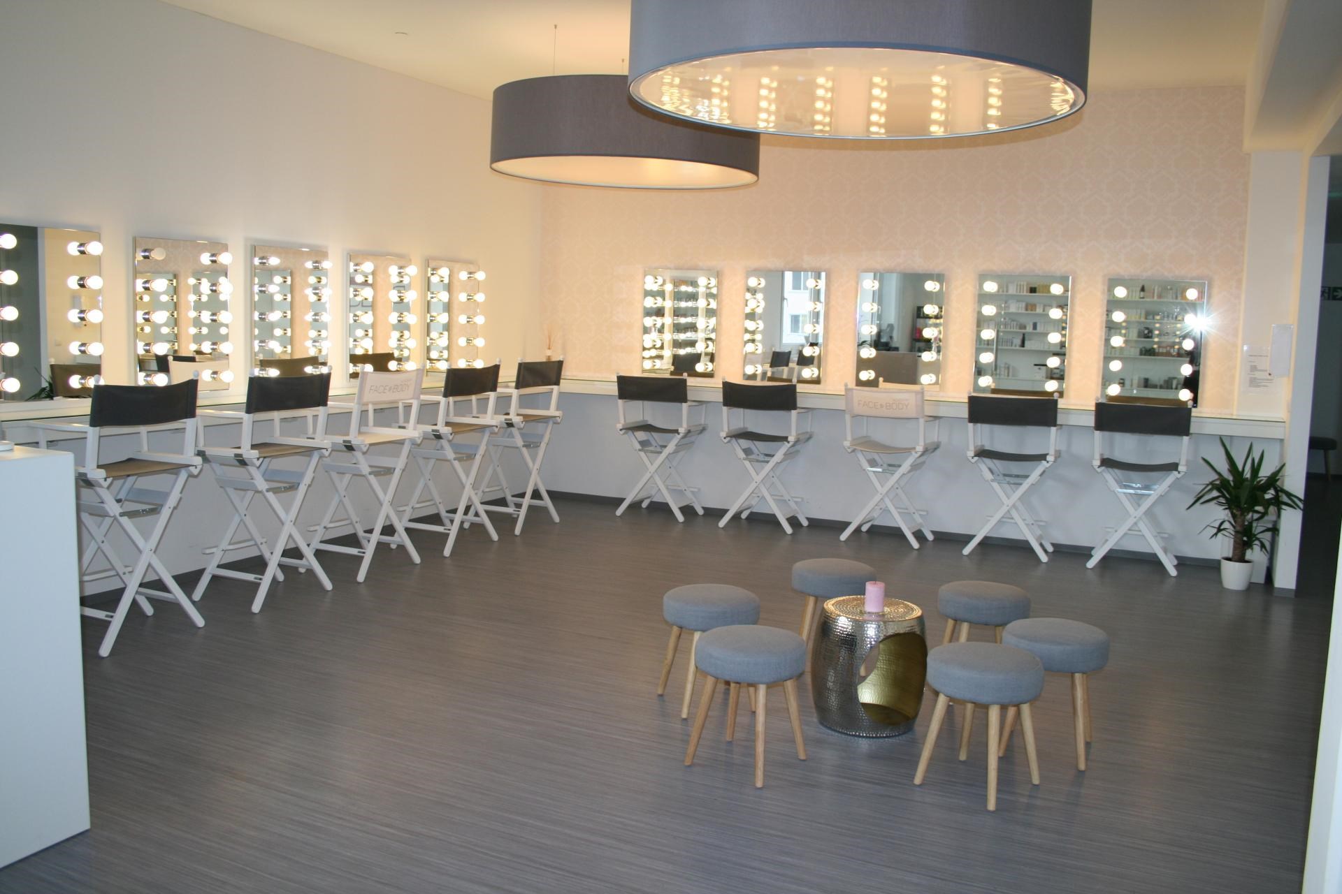 Make-up Raum für Schulungen in München