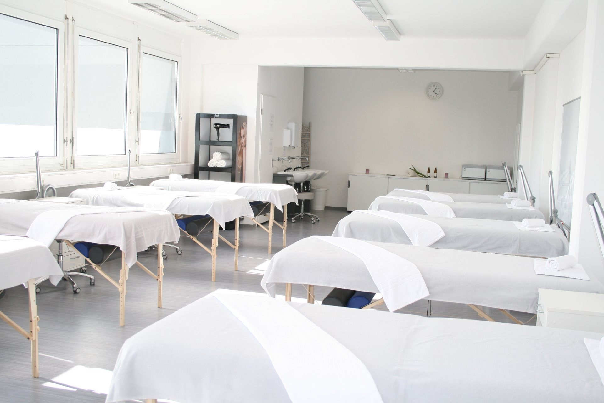 Massageraum für Schulungen