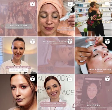 FACE & BODY Academy auf Instagram & TikTok